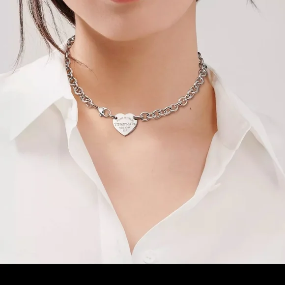 Tiffany & Co. Silver Heart Tag - Picture 2 of 5